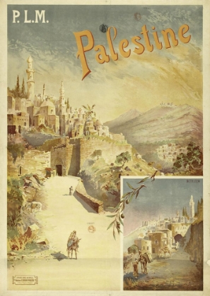 Picture of PALESTINE PLM VINTAGE TRAVEL POSTER