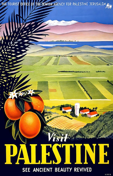 Picture of PALESTINE VINTAGE TRAVEL POSTER II