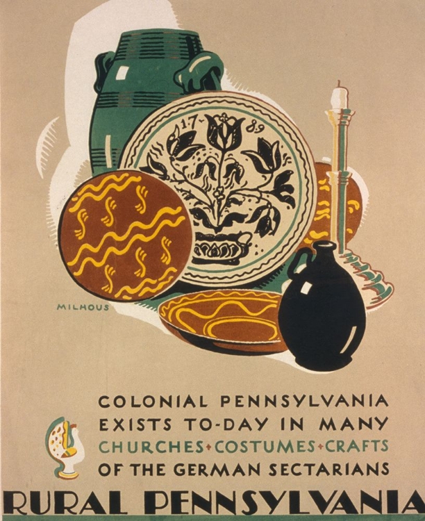 Picture of PENNSYLVANIA RURAL VINTAGE TRAVEL POSTER II
