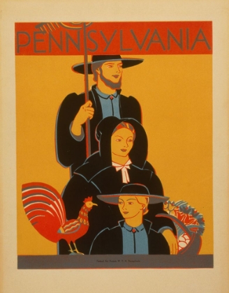 Picture of PENNSYLVANIA WPA VINTAGE TRAVEL POSTER