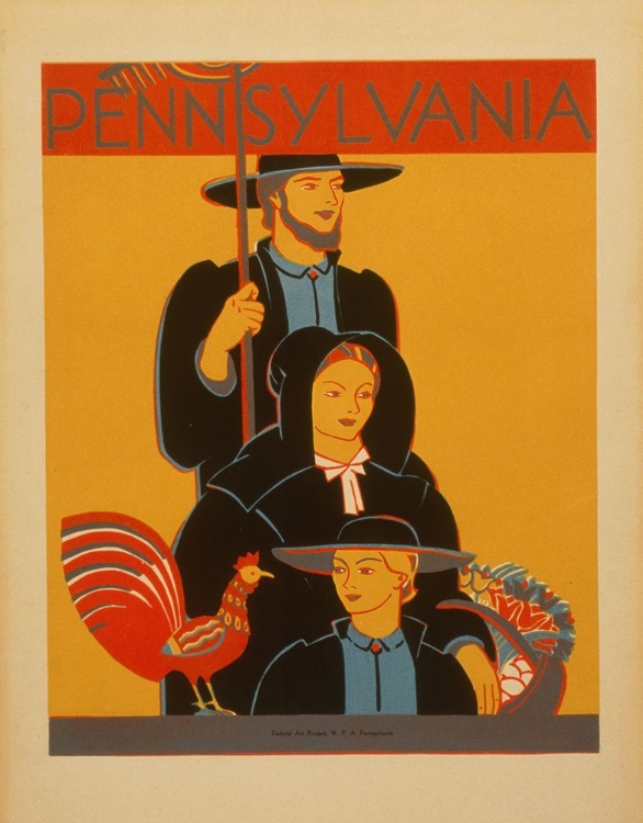 Picture of PENNSYLVANIA WPA VINTAGE TRAVEL POSTER