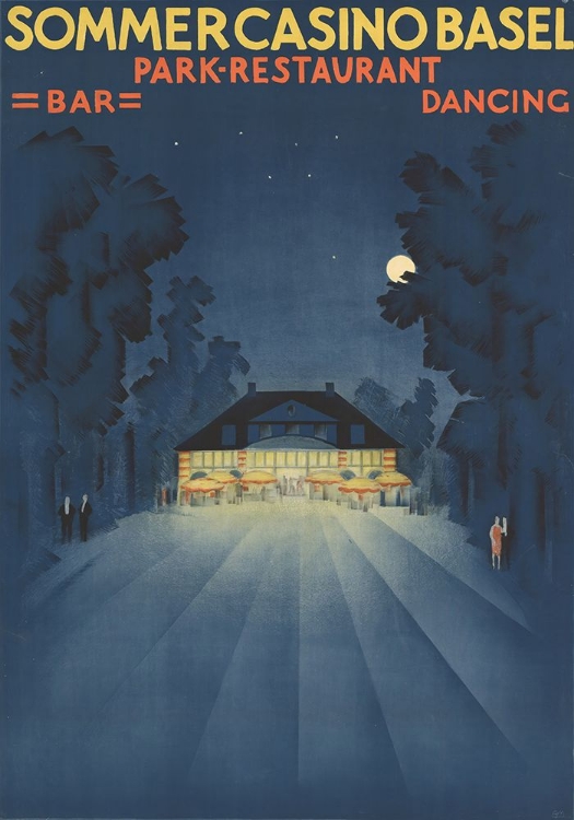 Picture of SWITZERLAND, THE SOMMERCASINO BASEL 1931 BY BURKHARD MANGOLD