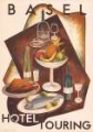 Picture of SWITZERLAND, THE HOTEL TOURING IN BASEL 1936 BY WERNER KOCH