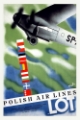 Picture of POLAND LOT AIRLINES VINTAGE TRAVEL POSTER CIRCA 1930