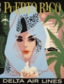 Picture of PUERTO RICO VINTAGE AIR TRAVEL POSTER