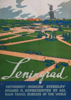 Picture of RUSSIA LENINGRAD VINTAGE TRAVEL POSTER