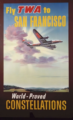 Picture of SAN FRANCISCO VINTAGE AIR TRAVEL POSTER