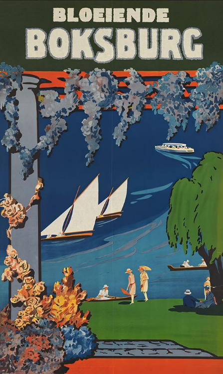 Picture of SOUTH AFRICA BOKSBURG VINTAGE TRAVEL POSTER