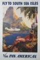 Picture of SOUTH SEA ISLES VINTAGE AIR TRAVEL POSTER