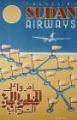Picture of SUDAN VINTAGE AIRLINE TRAVEL POSTER