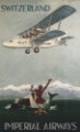 Picture of SWITZERLAND BIPLANE VINTAGE AIR TRAVEL POSTER