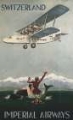 Picture of SWITZERLAND BIPLANE VINTAGE AIR TRAVEL POSTER