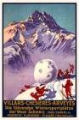Picture of SWITZERLAND ELVES SKIING VINTAGE TRAVEL
