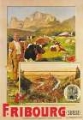 Picture of SWITZERLAND FRIBOURG VINTAGE TRAVEL POSTER