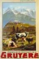 Picture of SWITZERLAND GRUYERE VINTAGE TRAVEL POSTER