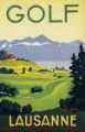 Picture of SWITZERLAND LAUSANNE GOLF VINTAGE TRAVEL POSTER