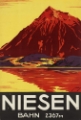 Picture of SWITZERLAND NIESEN VINTAGE TRAVEL POSTER