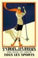 Picture of SWITZERLAND ST CROIX SKIING VINTAGE TRAVEL POSTER