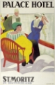 Picture of SWITZERLAND ST MORITZ VINTAGE TRAVEL POSTER