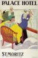 Picture of SWITZERLAND ST MORITZ VINTAGE TRAVEL POSTER