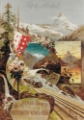 Picture of SWITZERLAND VIEGE ZERMATT RAILWAY VINTAGE TRAVEL POSTER