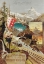 Picture of SWITZERLAND VIEGE ZERMATT RAILWAY VINTAGE TRAVEL POSTER