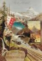 Picture of SWITZERLAND VIEGE ZERMATT RAILWAY VINTAGE TRAVEL POSTER