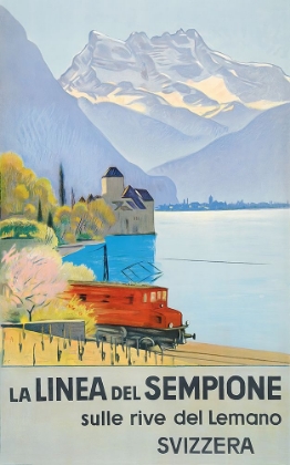 Picture of SWITZERLAND VINTAGE RAIL TRAVEL POSTER