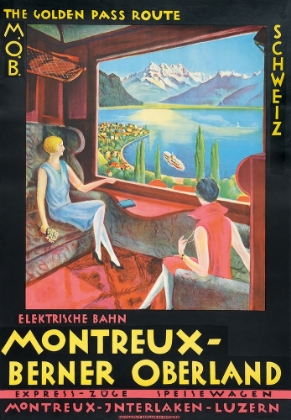 Picture of SWITZERLAND VINTAGE RAILWAY TRAVEL POSTER