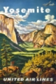 Picture of YOSEMITE VINTAGE AIR TRAVEL POSTER