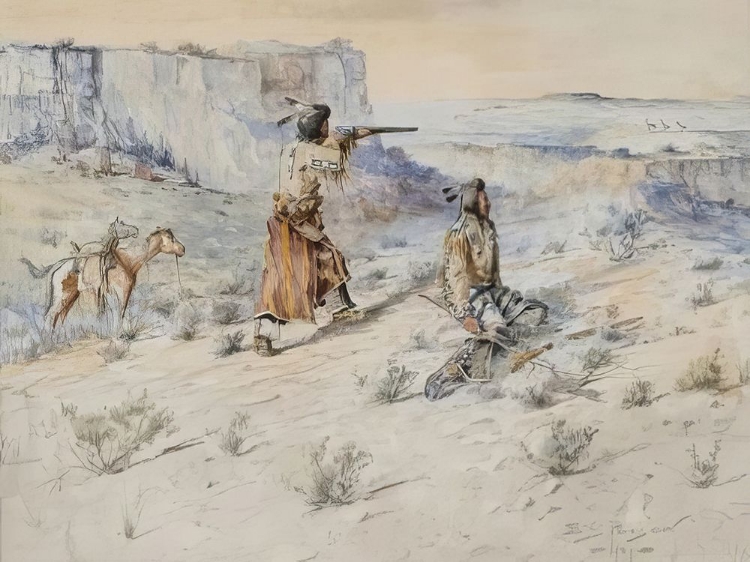 Picture of ANTELOPE HUNTING 1901