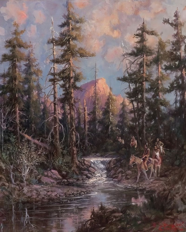 Picture of AT THE FORD 1915