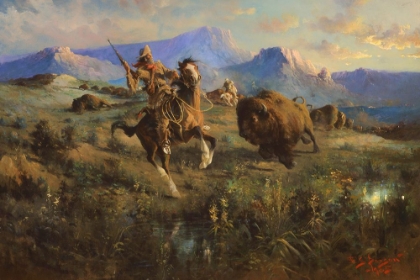 Picture of BUFFALO HUNT 1905
