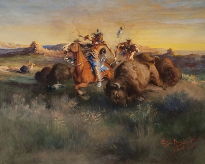 Picture of BUFFALO HUNT, 1906