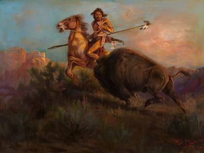 Picture of CHARGING BUFFALO