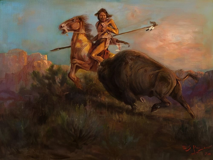 Picture of CHARGING BUFFALO