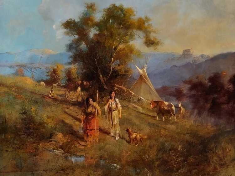 Picture of CROW VILLAGE 1904