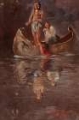 Picture of INDIANS IN A CANOE 1911