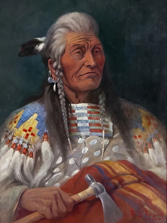Picture of LOUISON THE JUDGE FLATHEAD CHIEF 1914