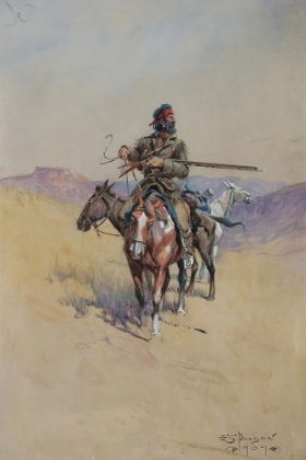 Picture of SUSPICIOUS OF TROUBLE 1909