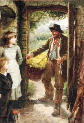 Picture of THE COWSLIP GATHERER 1884