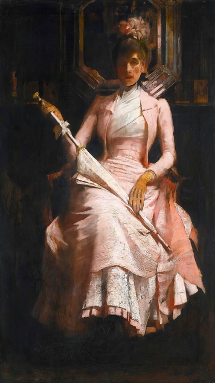 Picture of THE PINK SILK DRESS