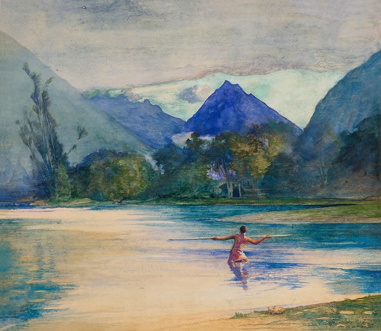 Picture of ENTRANCE TO THE VAI-TE-PIHA RIVER, COOKS ANCHORAGE 1891