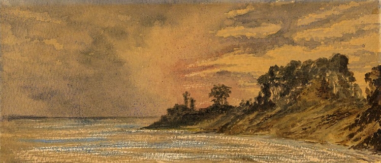 Picture of SUNSET AT RED SPRING CA 1855