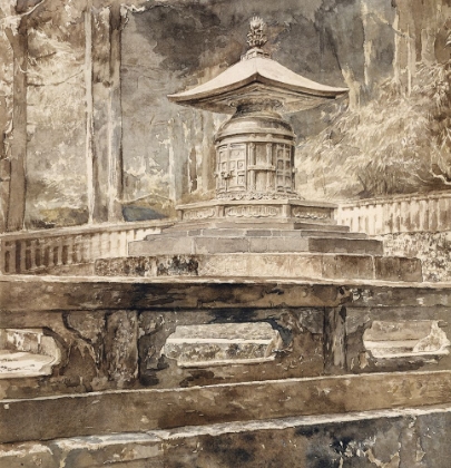 Picture of THE TOMB OF IYEYASU TOKUGAWA 1888