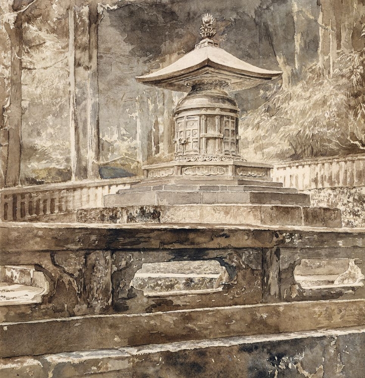 Picture of THE TOMB OF IYEYASU TOKUGAWA 1888