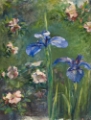 Picture of WILD ROSES AND IRISES 1887