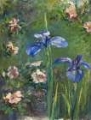 Picture of WILD ROSES AND IRISES 1887