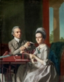 Picture of PORTRAIT OF MR AND MRS THOMAS MIFFLIN, SARAH MORRIS