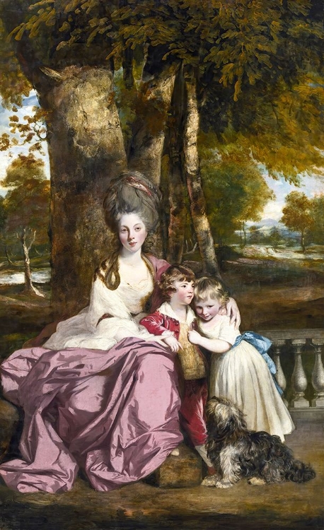 Picture of LADY ELIZABETH DELME AND HER CHILDREN CA 1777